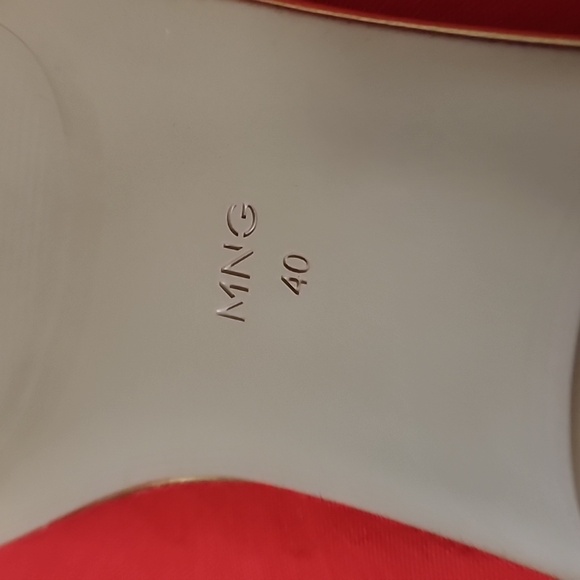 Mango Metallic Gold Sandals - Picture 7 of 7